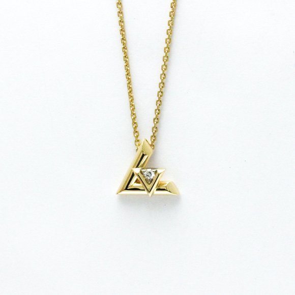 LOUIS VUITTON 18k Yellow Gold Diamond Necklace - Picture 1 of 9